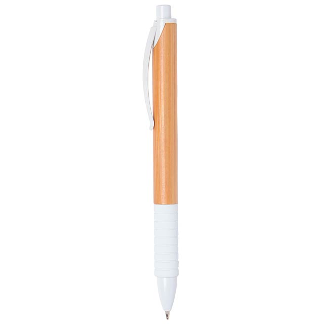 Bamboo Ballpoint Pen with Rubber Grip