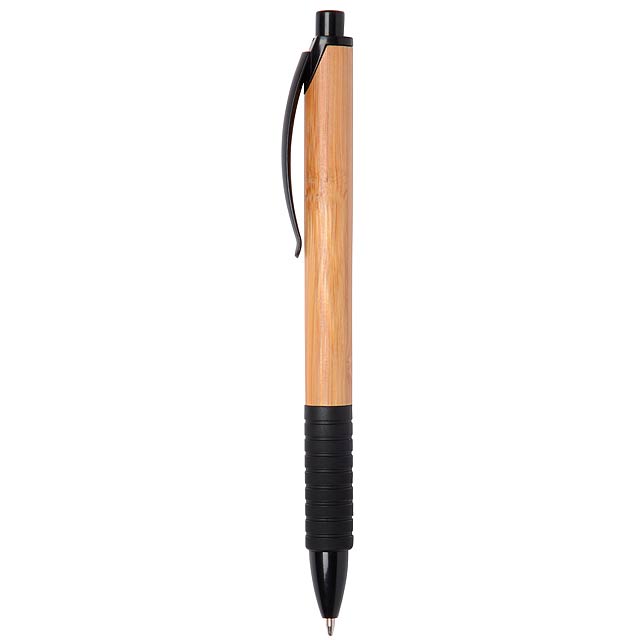 Bamboo Ballpoint Pen with Rubber Grip