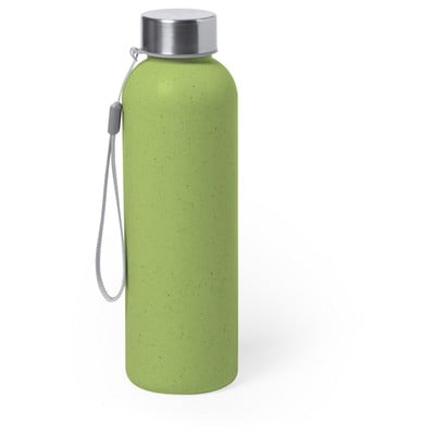 Bamboo sports bottle 600 ml with handle - PBA free