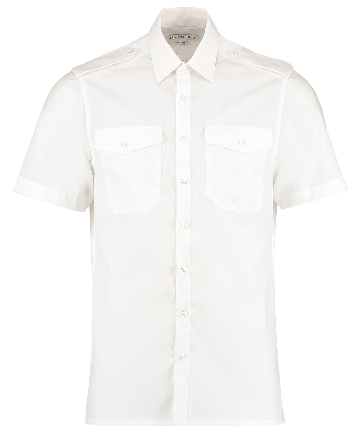 Kustom Kit Pilot Shirt Short Sleeve (Custom Fit)