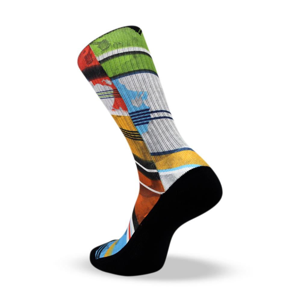 S00016 lithe Waterink multicolour fun sock