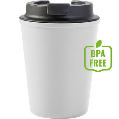 Reisebecher 350 ml Auslaufsicherer Deckel mit Verschluss BPA-frei