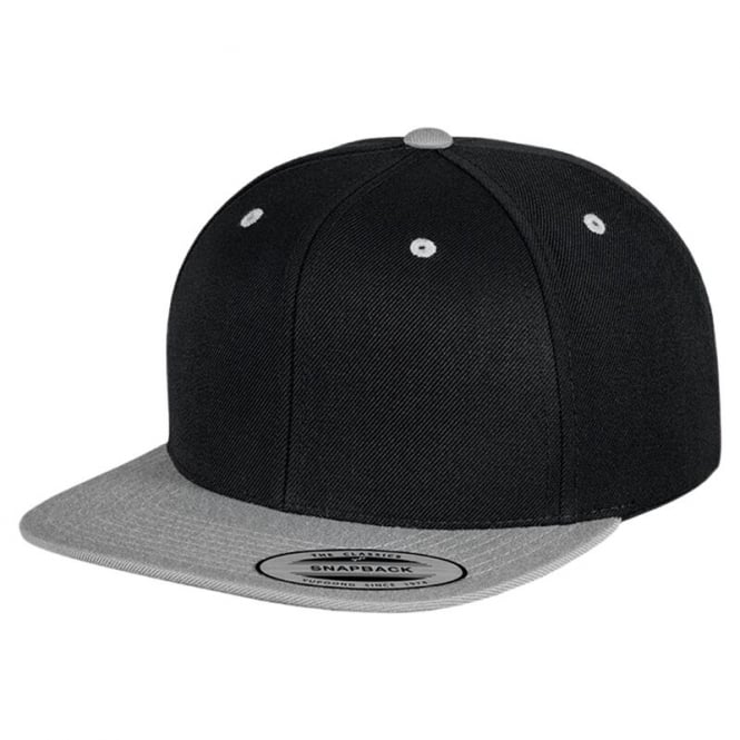 flexfit by yupoong the classic snapback 2 tone BlackSilver